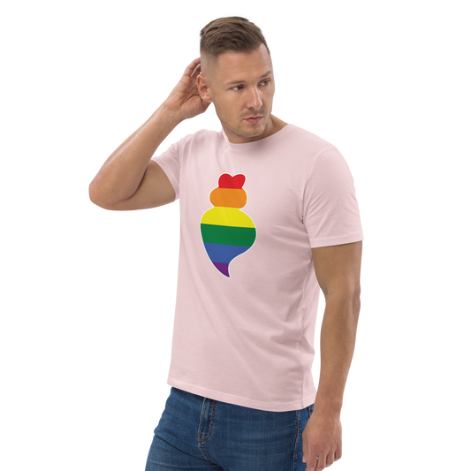 Coração de Viana LGBTQIA+ - T-shirt Stanley/Stella unissexo de algodão orgânico