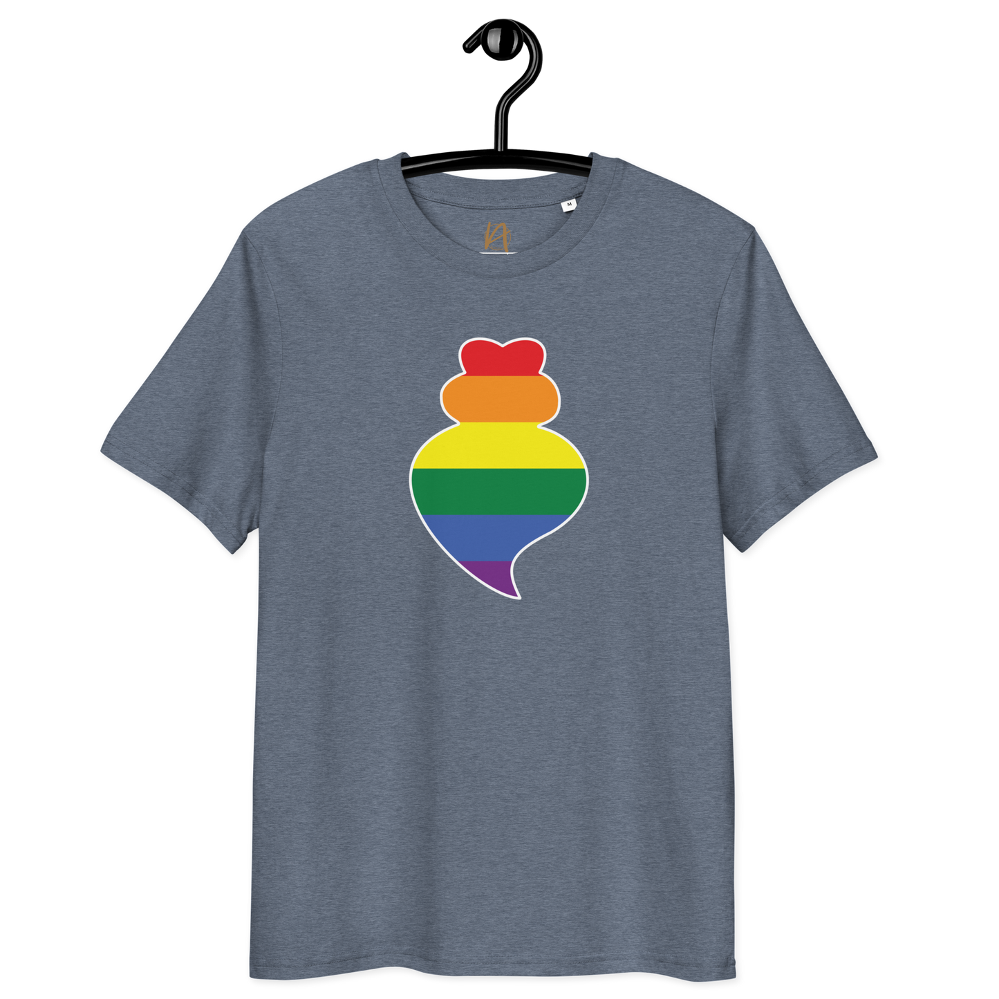 Coração de Viana LGBTQIA+ - T-shirt Stanley/Stella unissexo de algodão orgânico