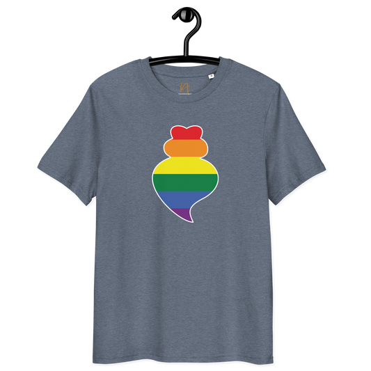 Coração de Viana LGBTQIA+ - T-shirt Stanley/Stella unissexo de algodão orgânico