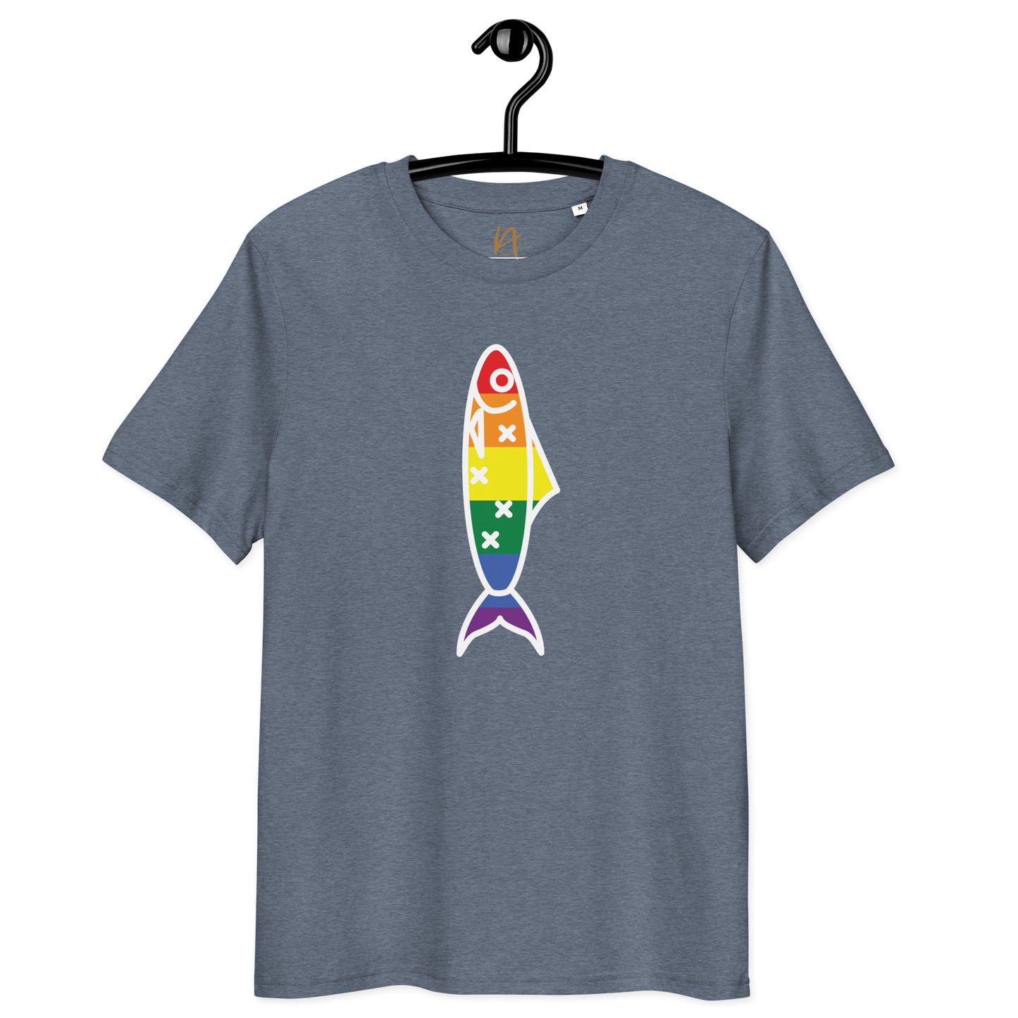 Sardinha LGBTQIA+ - T-shirt Stanley/Stella unissexo de algodão orgânico