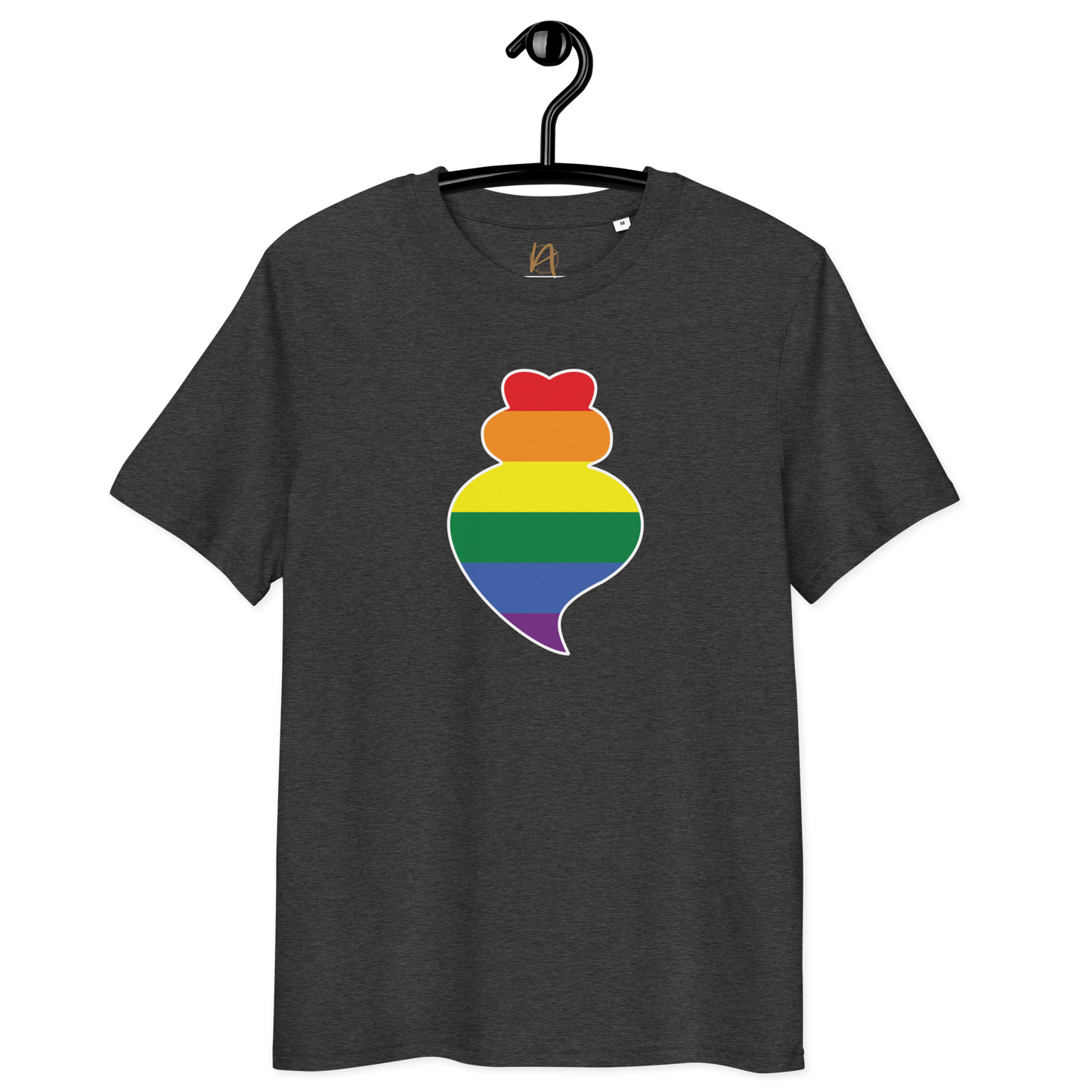 Coração de Viana LGBTQIA+ - T-shirt Stanley/Stella unissexo de algodão orgânico