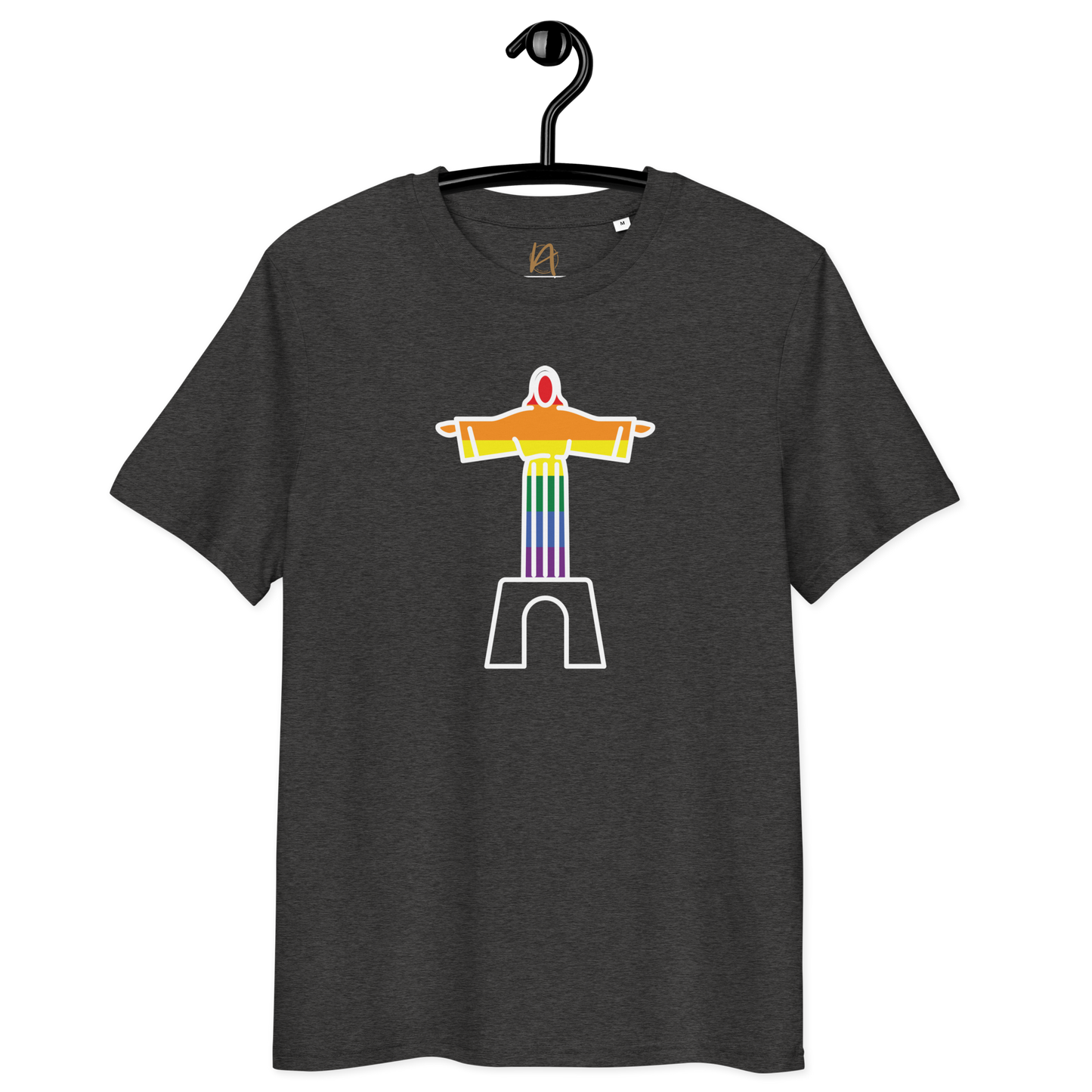 Cristo Rei LGBTQIA+ - T-shirt Stanley/Stella unissexo de algodão orgânico