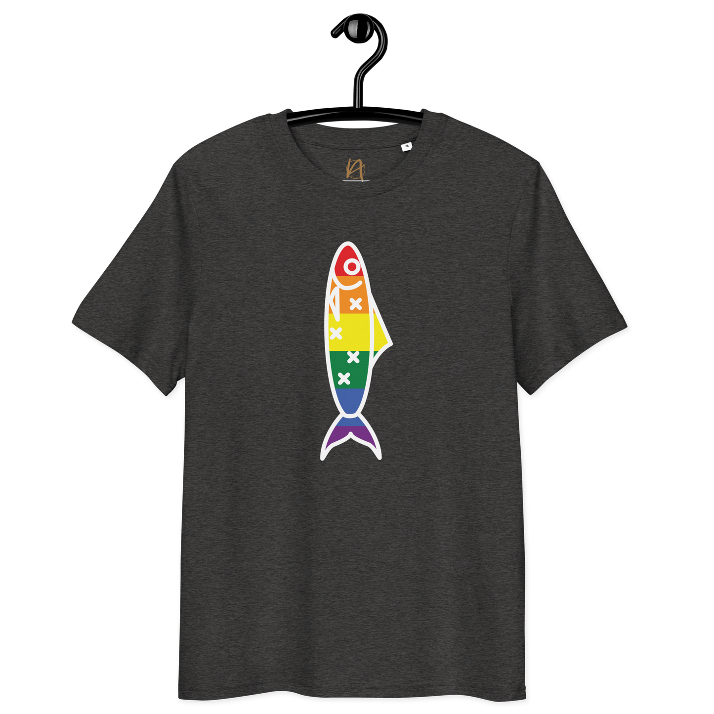 Sardinha LGBTQIA+ - T-shirt Stanley/Stella unissexo de algodão orgânico