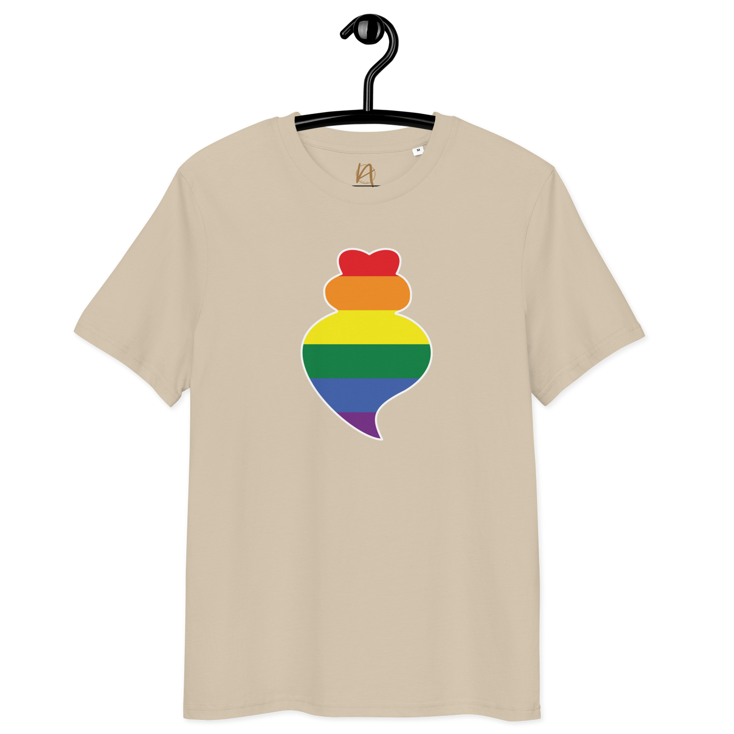 Coração de Viana LGBTQIA+ - T-shirt Stanley/Stella unissexo de algodão orgânico