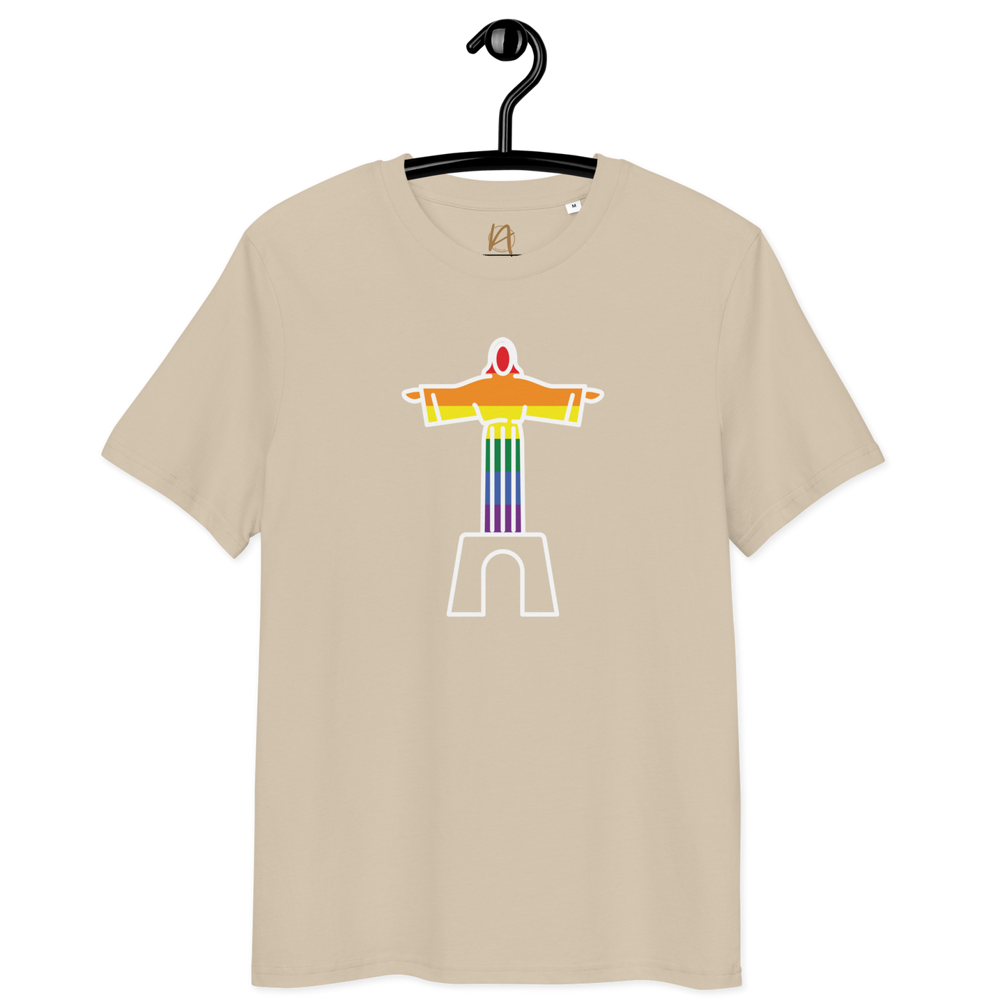 Cristo Rei LGBTQIA+ - T-shirt Stanley/Stella unissexo de algodão orgânico