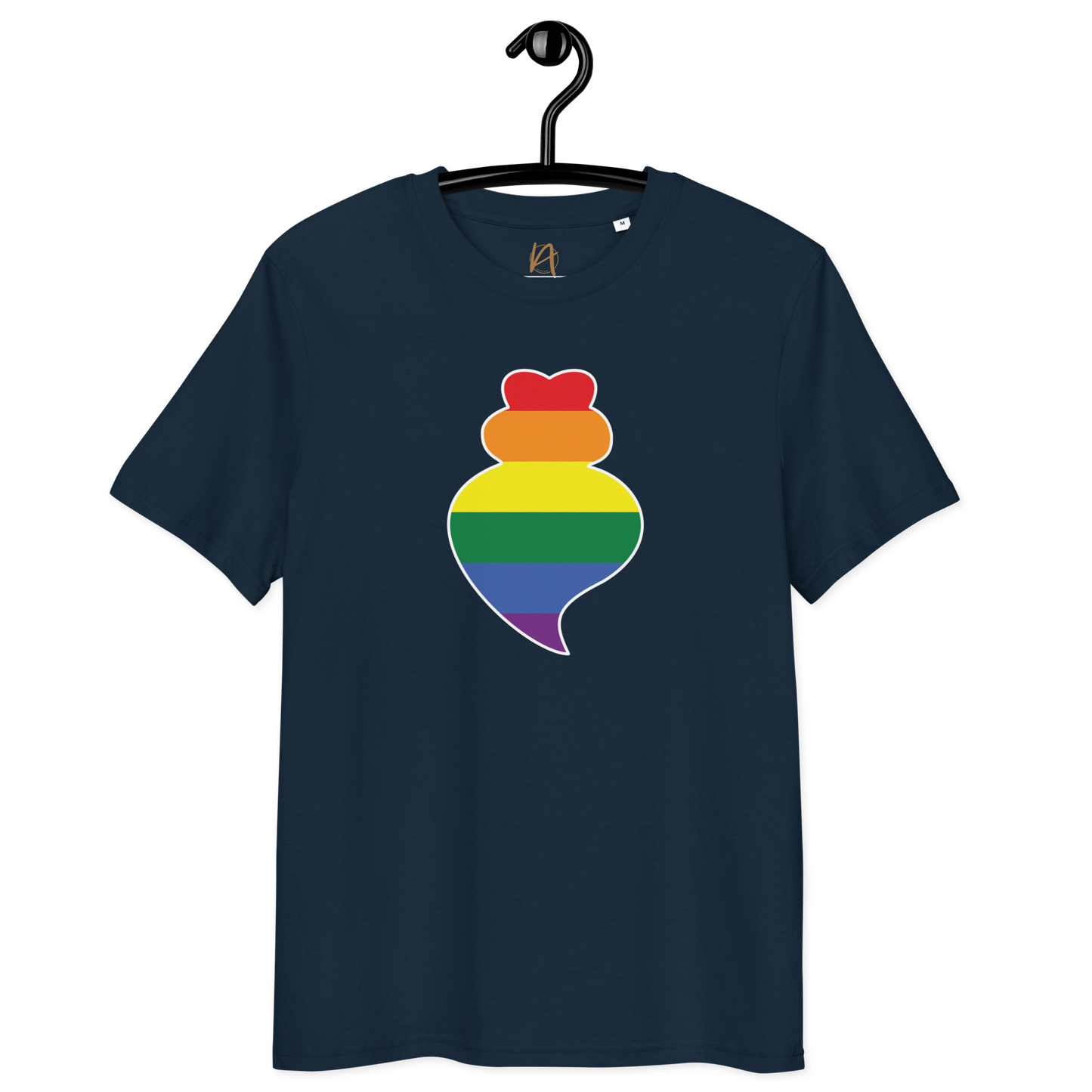 Coração de Viana LGBTQIA+ - T-shirt Stanley/Stella unissexo de algodão orgânico