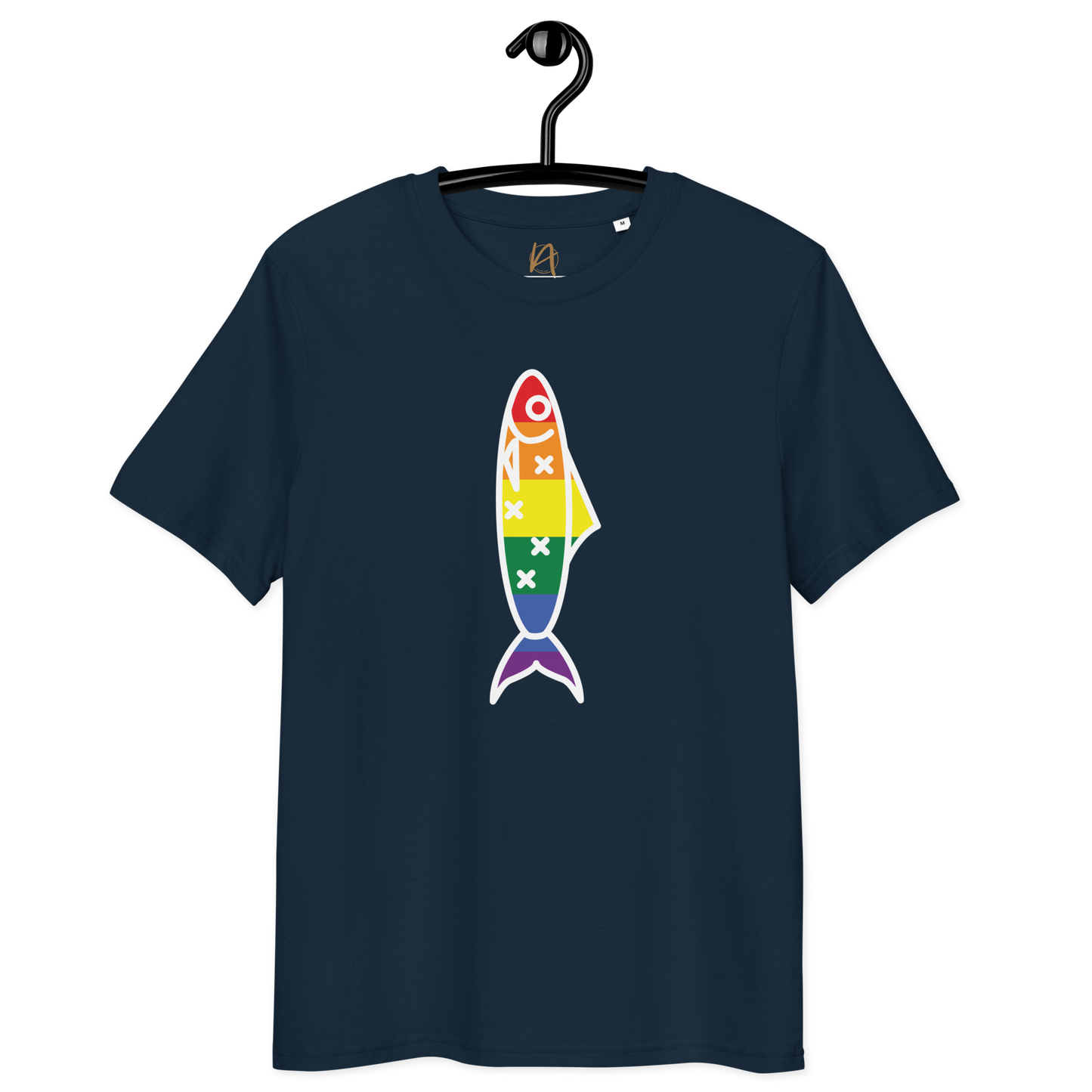 Sardinha LGBTQIA+ - T-shirt Stanley/Stella unissexo de algodão orgânico