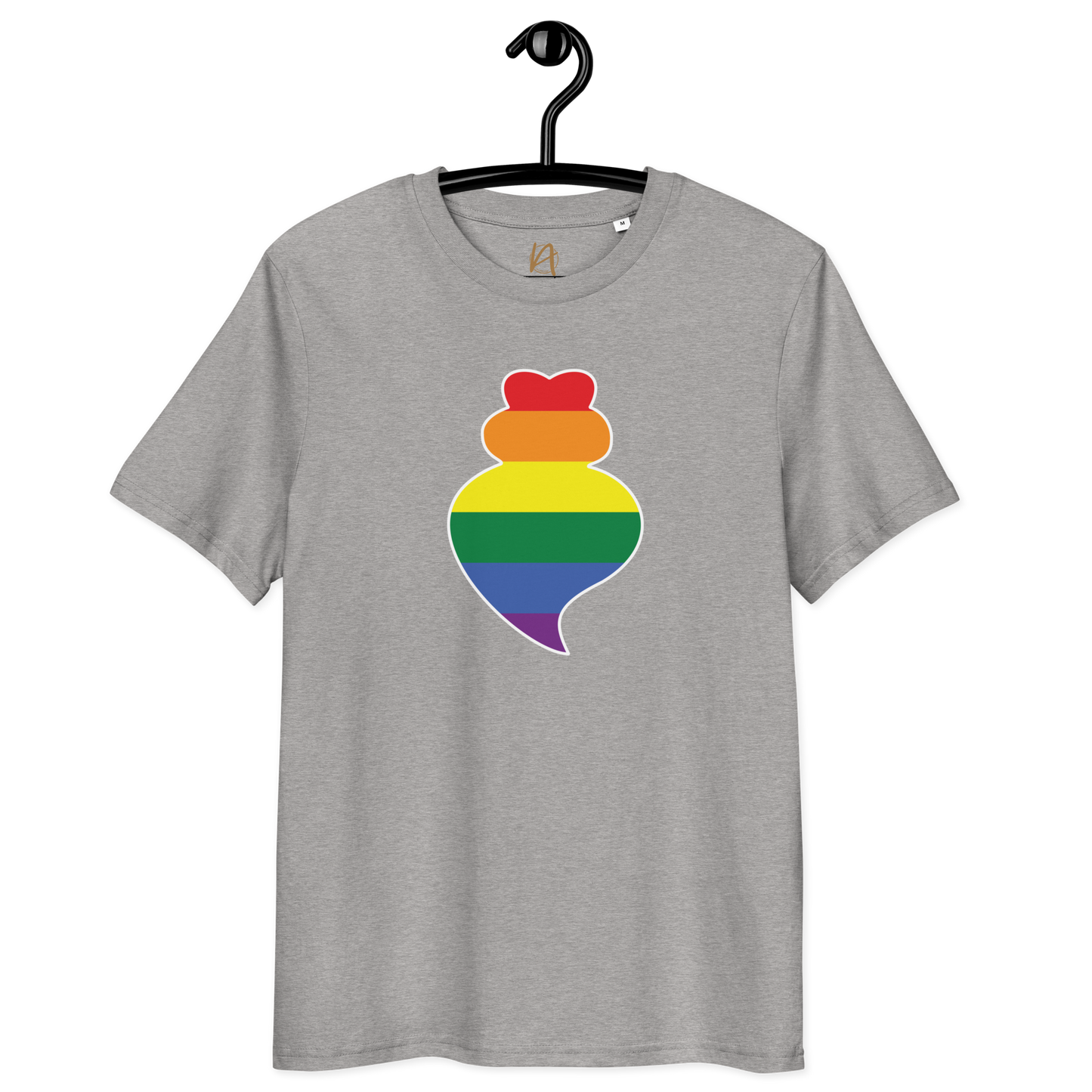 Coração de Viana LGBTQIA+ - T-shirt Stanley/Stella unissexo de algodão orgânico