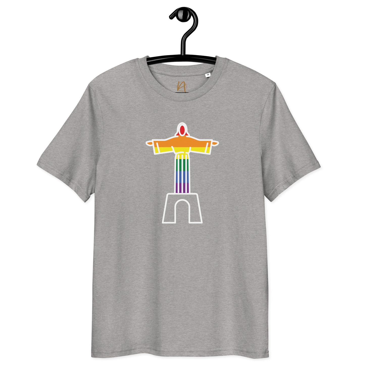 Cristo Rei LGBTQIA+ - T-shirt Stanley/Stella unissexo de algodão orgânico