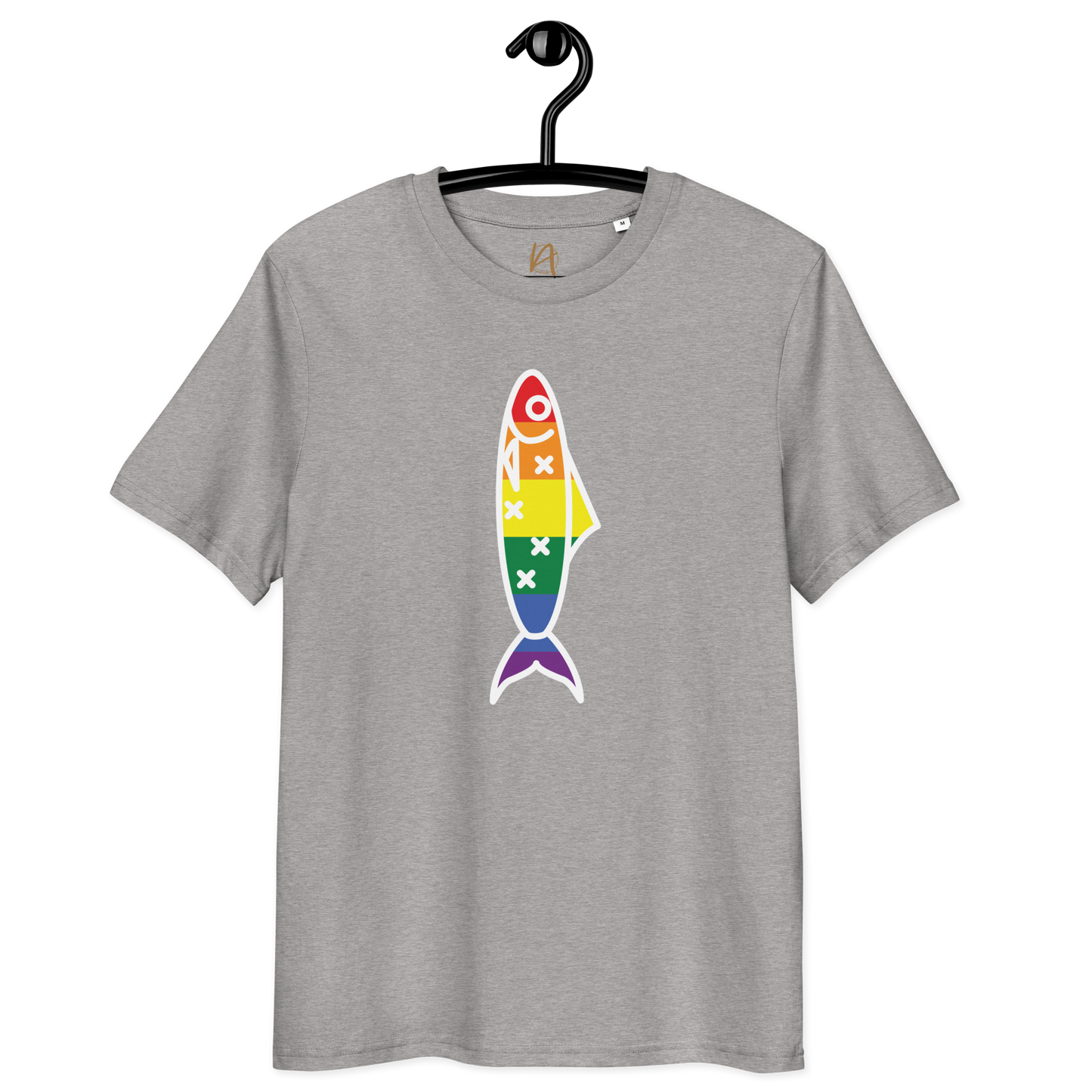 Sardinha LGBTQIA+ - T-shirt Stanley/Stella unissexo de algodão orgânico