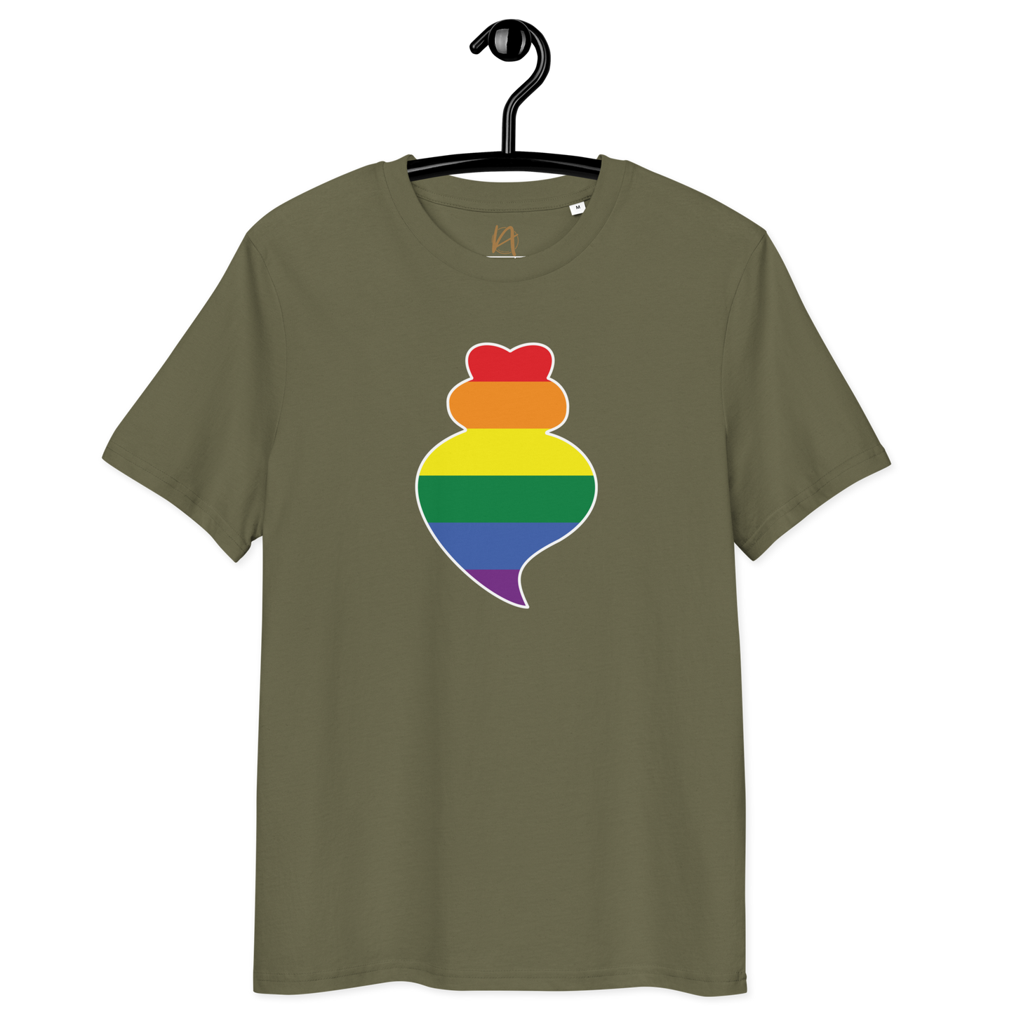 Coração de Viana LGBTQIA+ - T-shirt Stanley/Stella unissexo de algodão orgânico