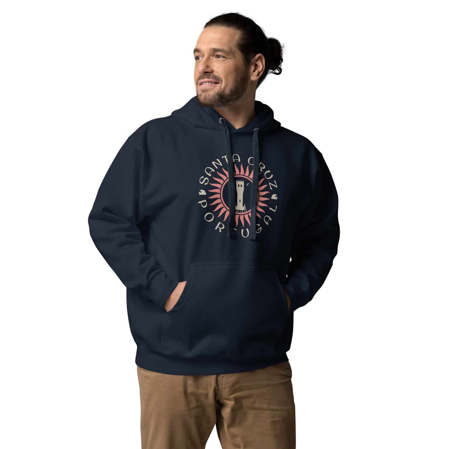 Santa Cruz Portugal 25 - Hoodie Premium Cotton Heritage unissexo