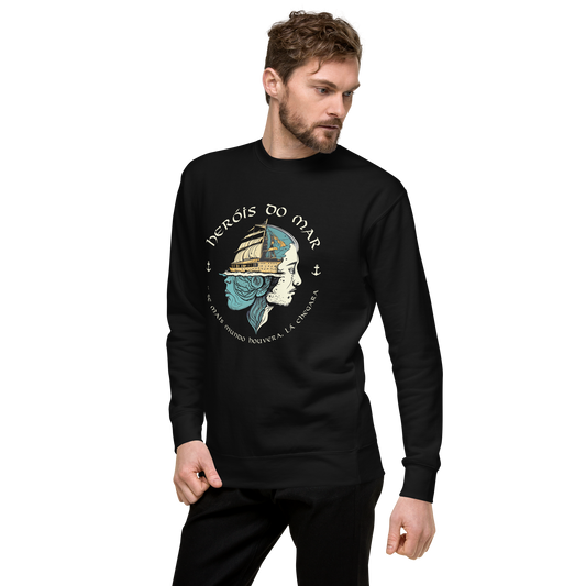 Heróis do mar 05 - Sweatshirt Cotton Heritage premium unisssexo