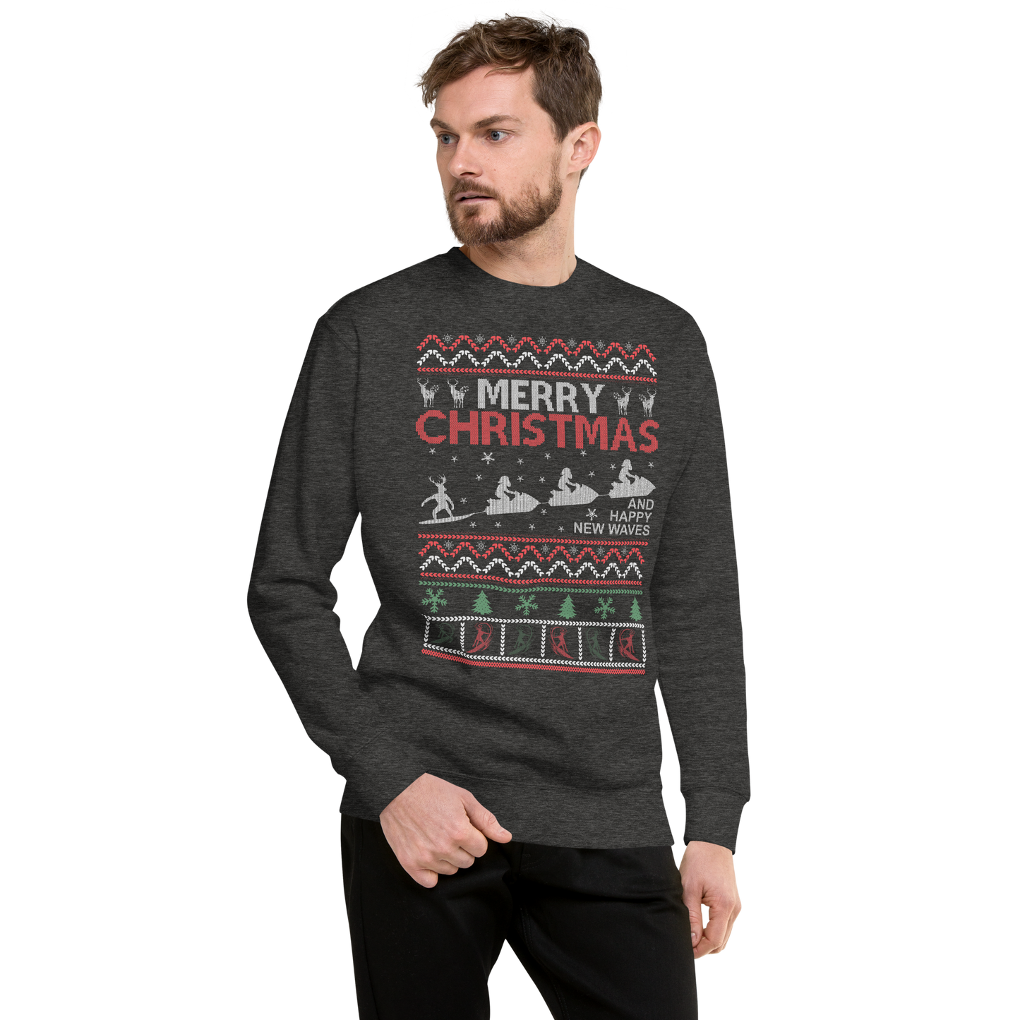 Natal na Nazaré 16 - Sweatshirt Cotton Heritage premium unisssexo