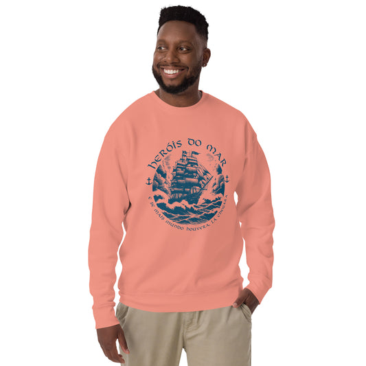 Heróis do mar 04 - Sweatshirt Cotton Heritage premium unisssexo