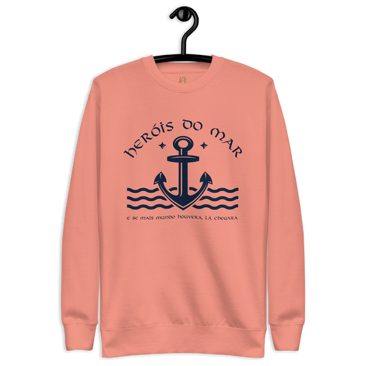 Heróis do mar 10 - Sweatshirt Cotton Heritage premium unisssexo