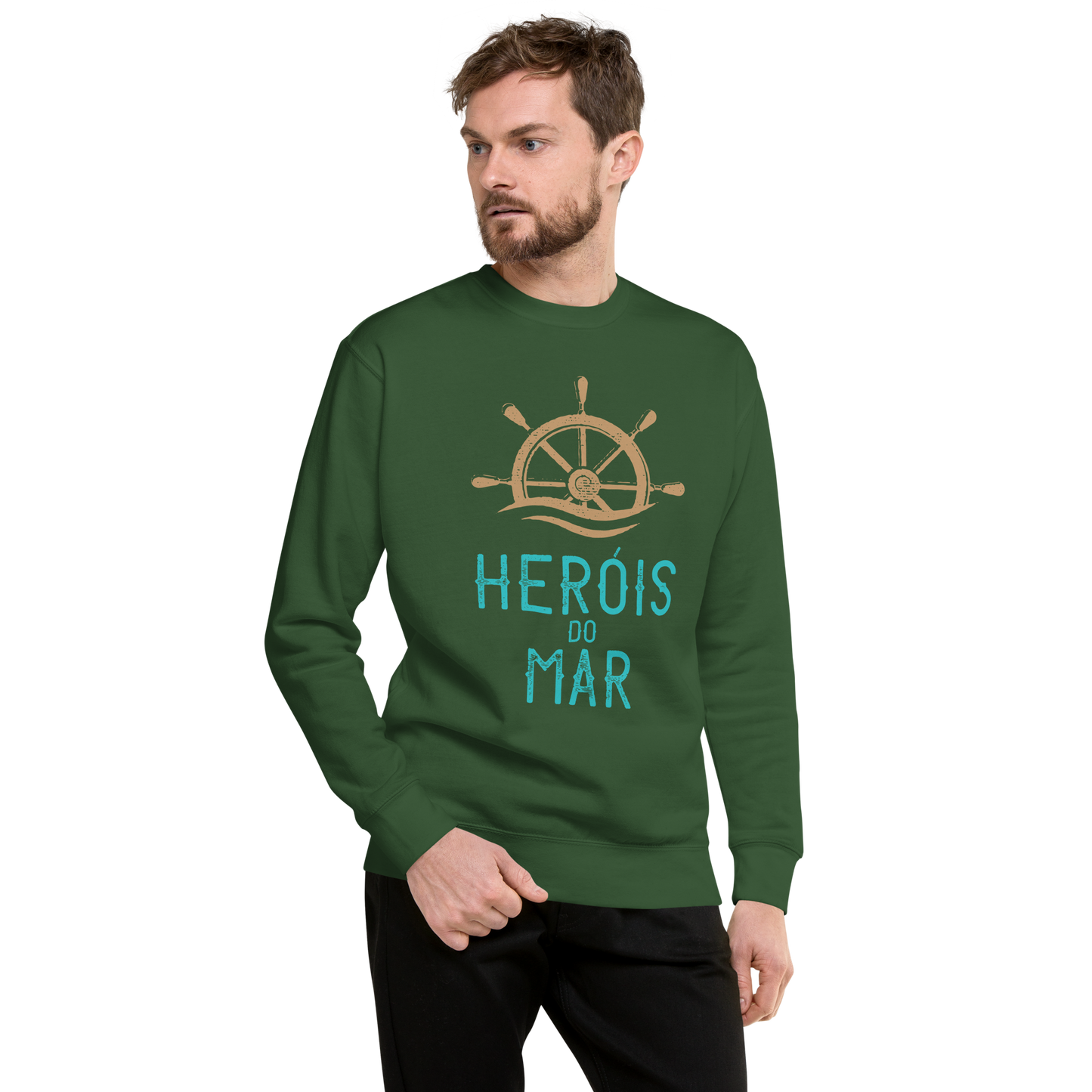 Heróis do mar 07 - Sweatshirt Cotton Heritage premium unisssexo