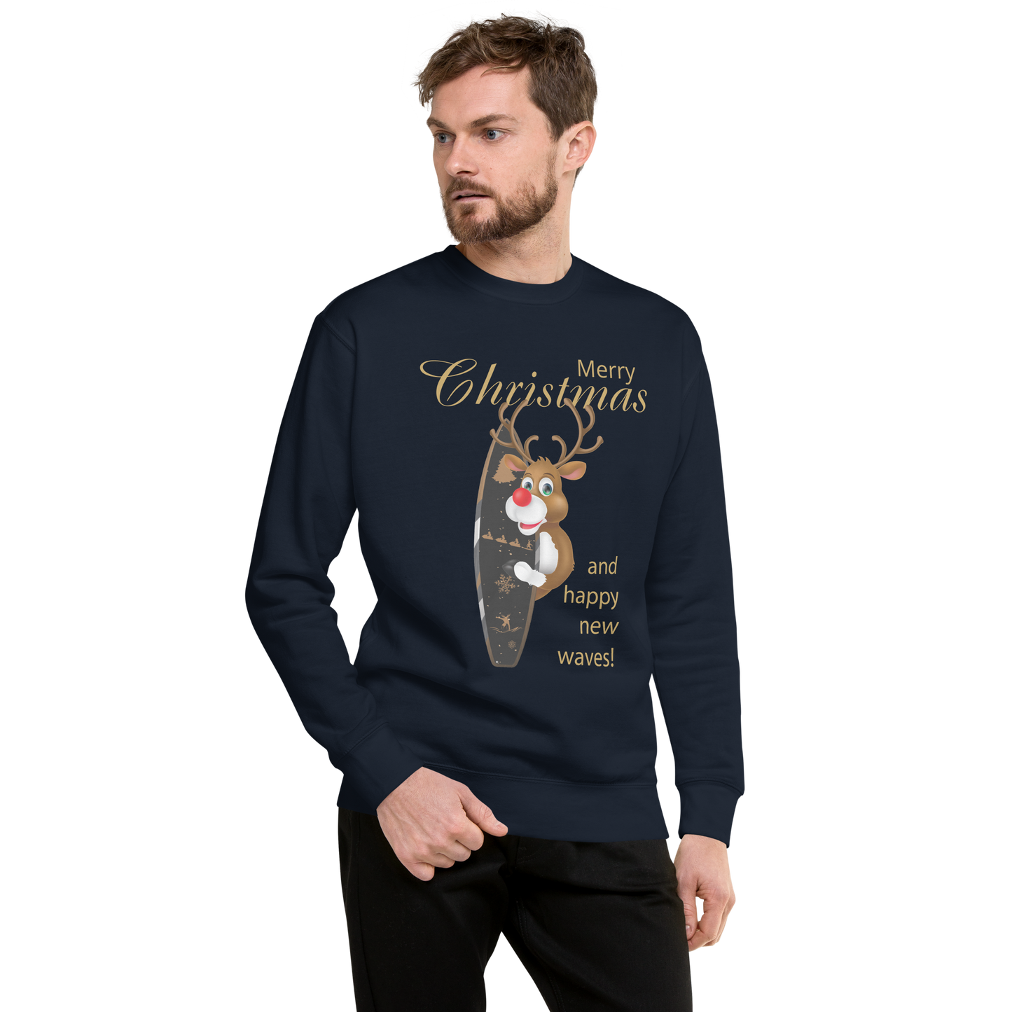 Natal na Nazaré 12 - Sweatshirt Cotton Heritage premium unisssexo