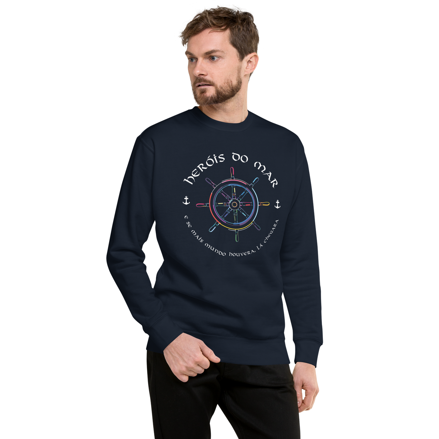 Heróis do mar 02 - Sweatshirt Cotton Heritage premium unisssexo