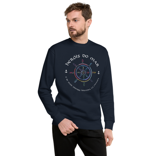 Heróis do mar 02 - Sweatshirt Cotton Heritage premium unisssexo