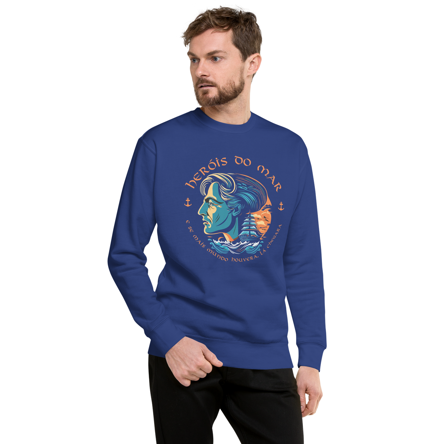 Heróis do mar 06 - Sweatshirt Cotton Heritage premium unisssexo