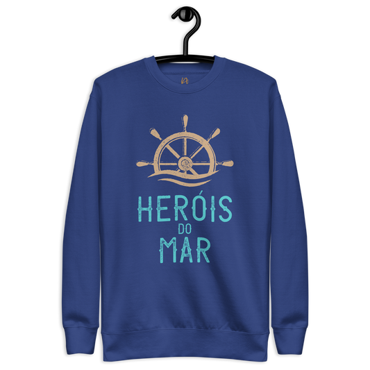 Heróis do mar 07 - Sweatshirt Cotton Heritage premium unisssexo