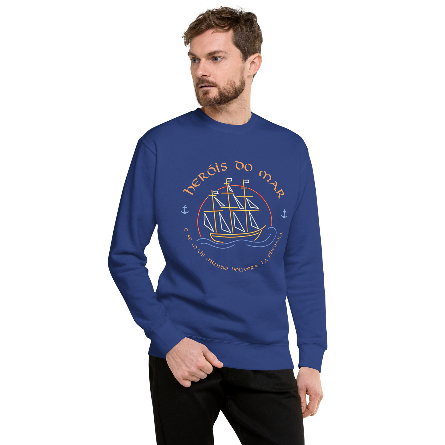 Heróis do mar 09 - Sweatshirt Cotton Heritage premium unisssexo