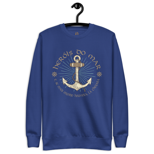 Heróis do mar 11 - Sweatshirt Cotton Heritage premium unisssexo