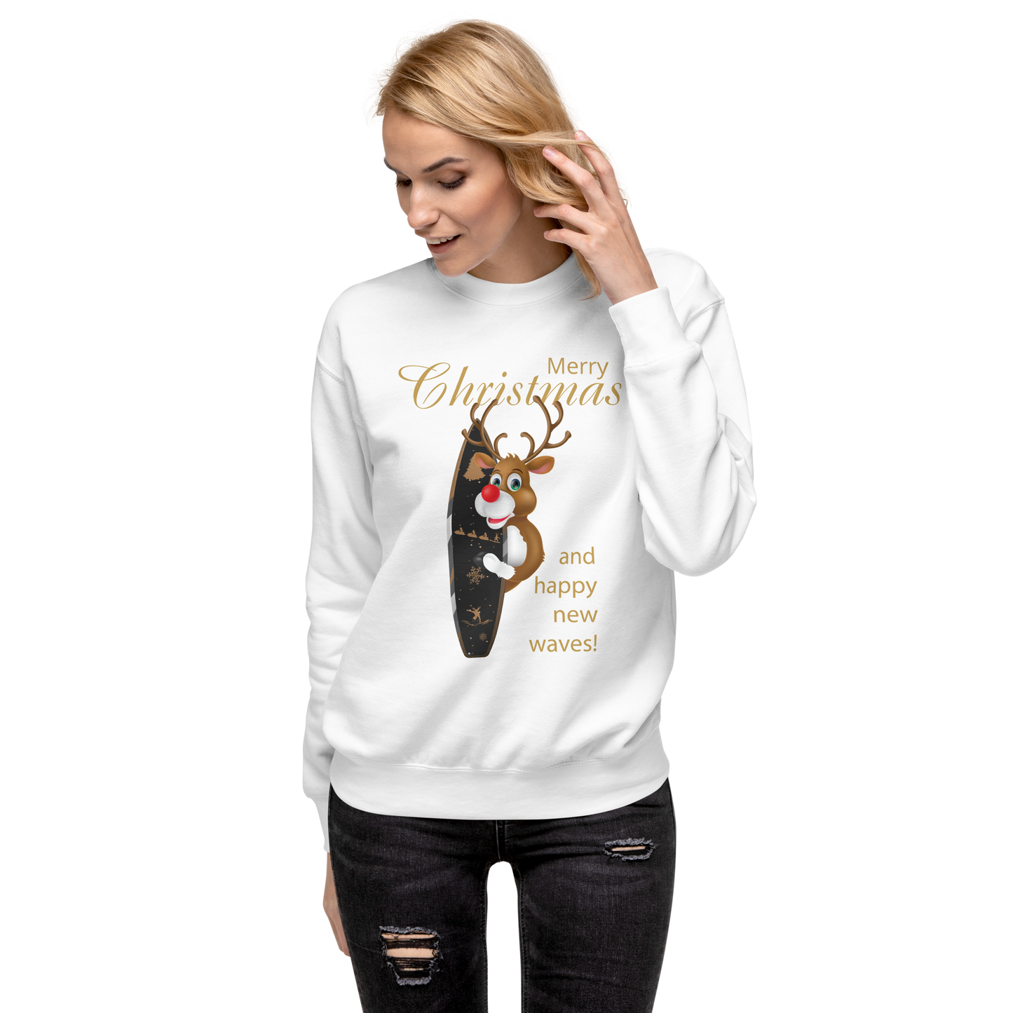 Natal na Nazaré 12 - Sweatshirt Cotton Heritage premium unisssexo