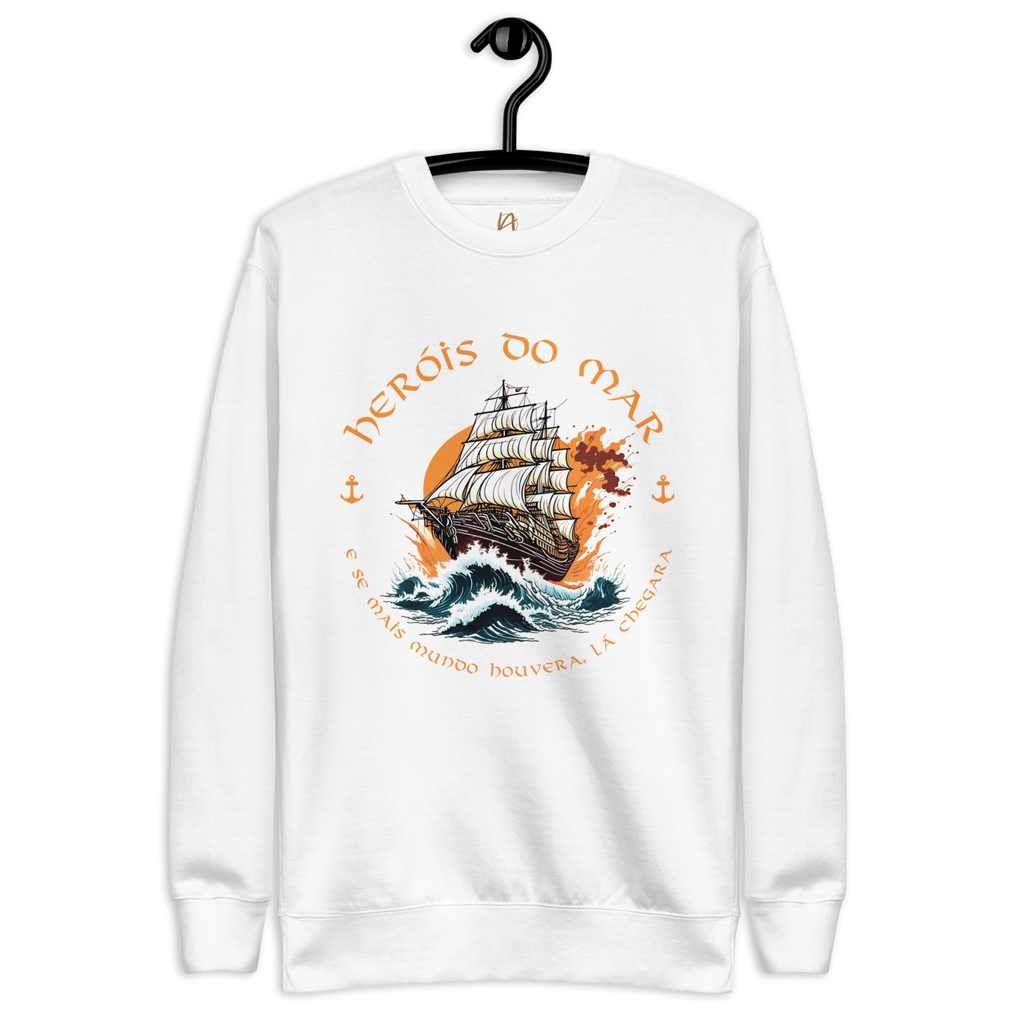 Heróis do mar 03 - Sweatshirt Cotton Heritage premium unisssexo