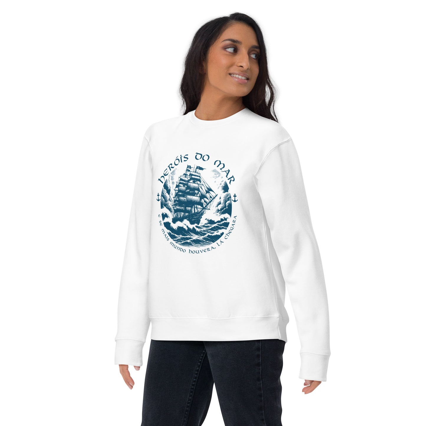 Heróis do mar 04 - Sweatshirt Cotton Heritage premium unisssexo