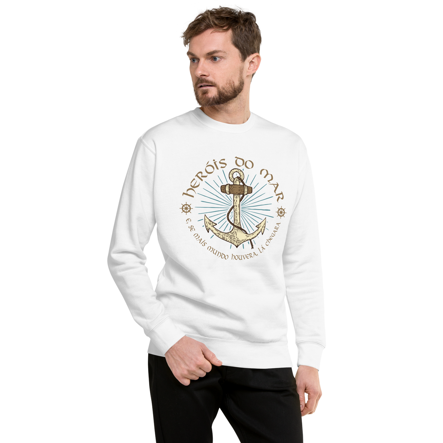 Heróis do mar 11 - Sweatshirt Cotton Heritage premium unisssexo