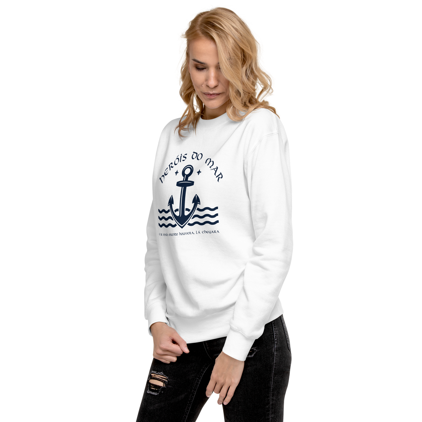 Heróis do mar 10 - Sweatshirt Cotton Heritage premium unisssexo