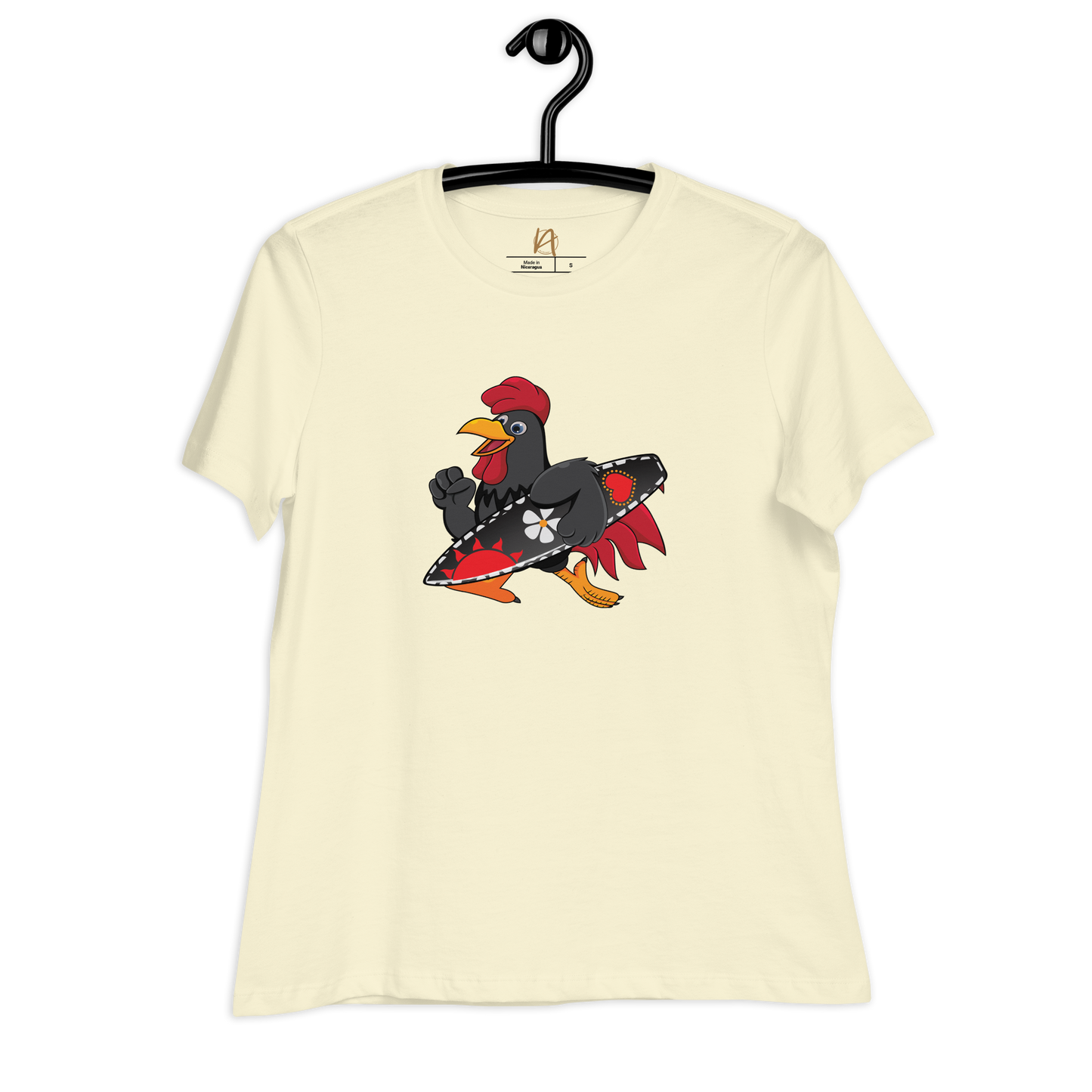 O galo - T-shirt mulher Bella + Canvas