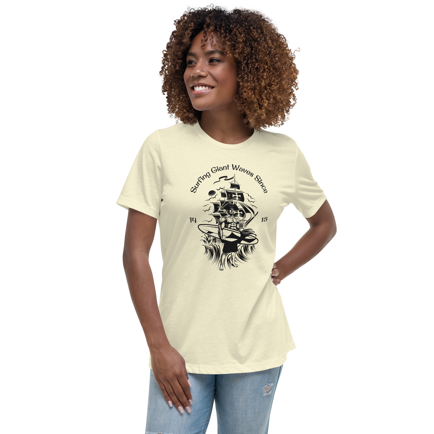 O navegador - T-shirt mulher Bella + Canvas