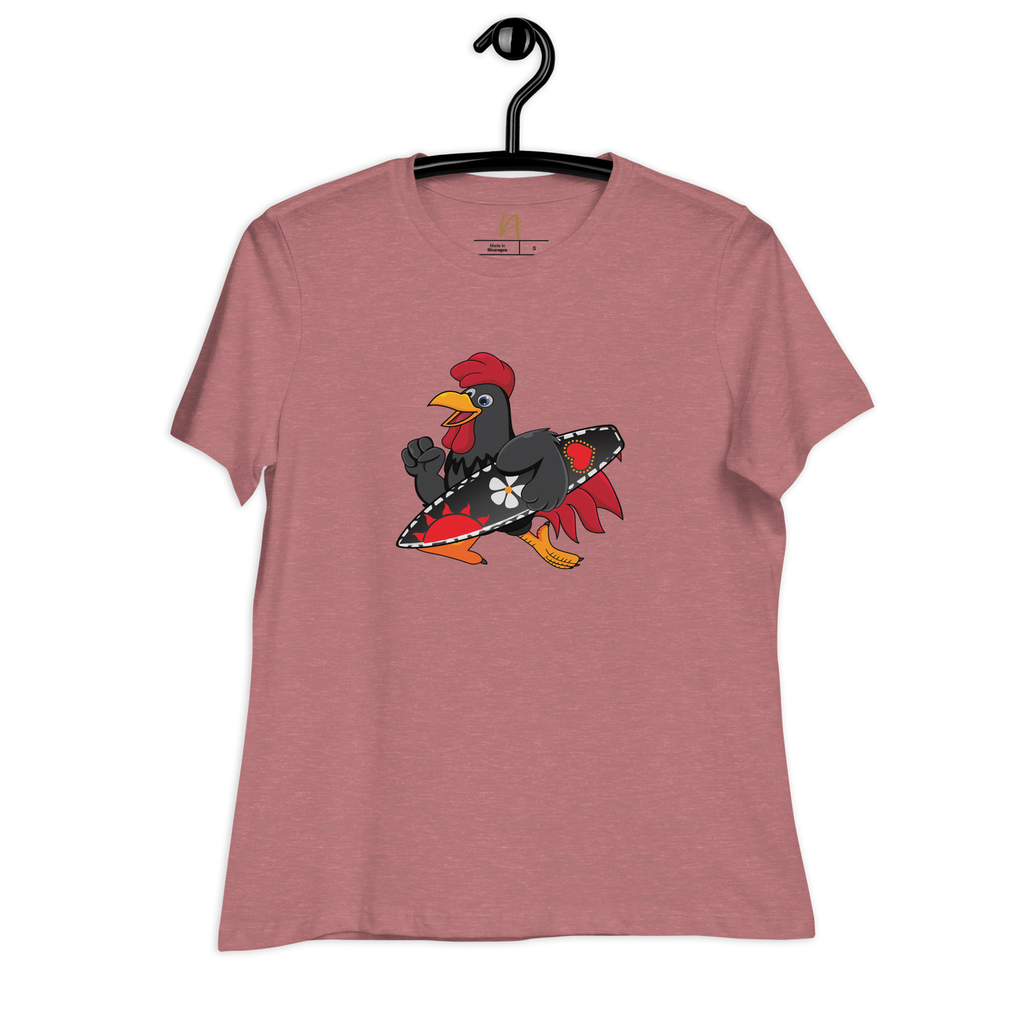 O galo - T-shirt mulher Bella + Canvas