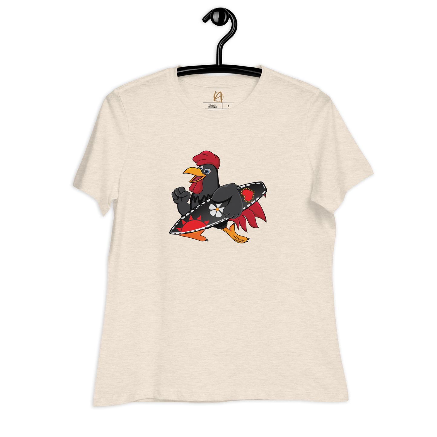 O galo - T-shirt mulher Bella + Canvas