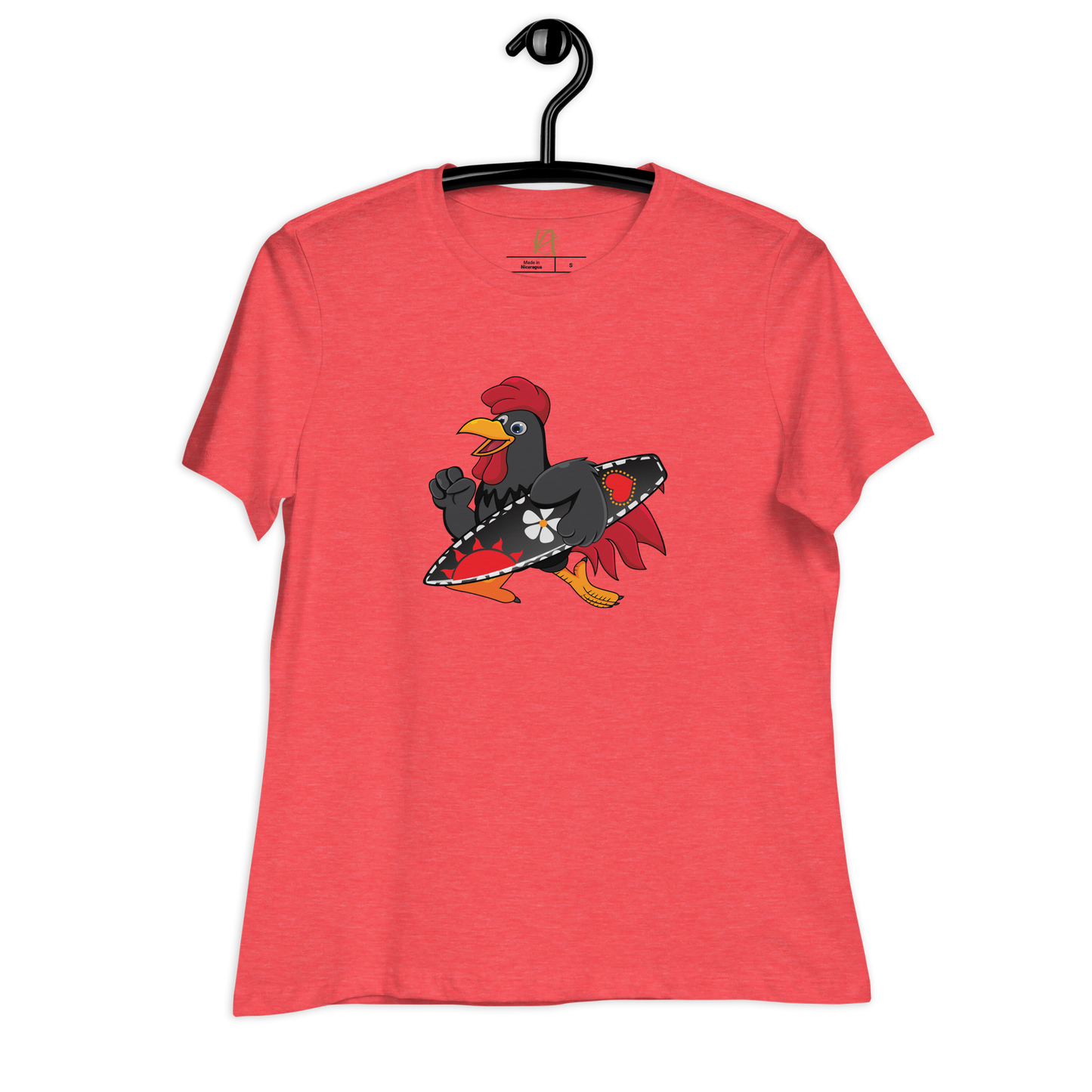 O galo - T-shirt mulher Bella + Canvas