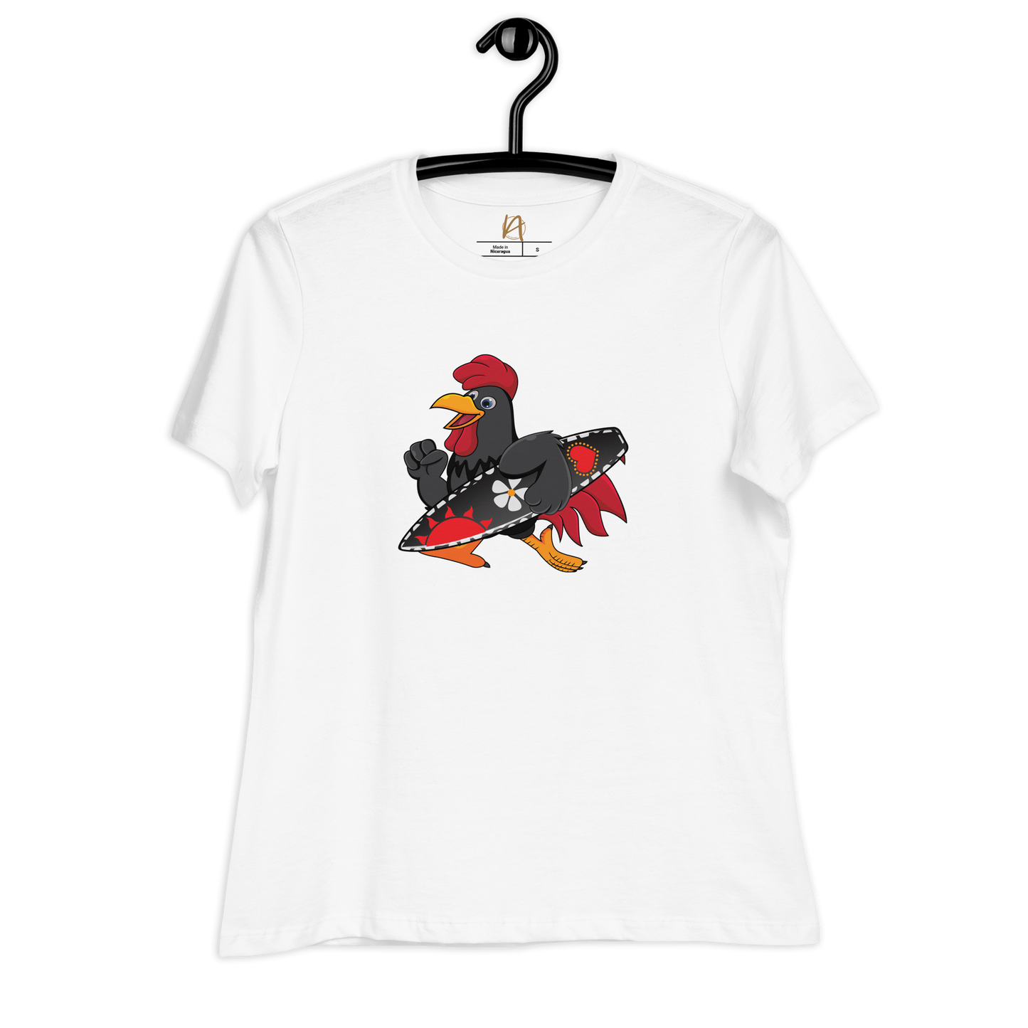 O galo - T-shirt mulher Bella + Canvas