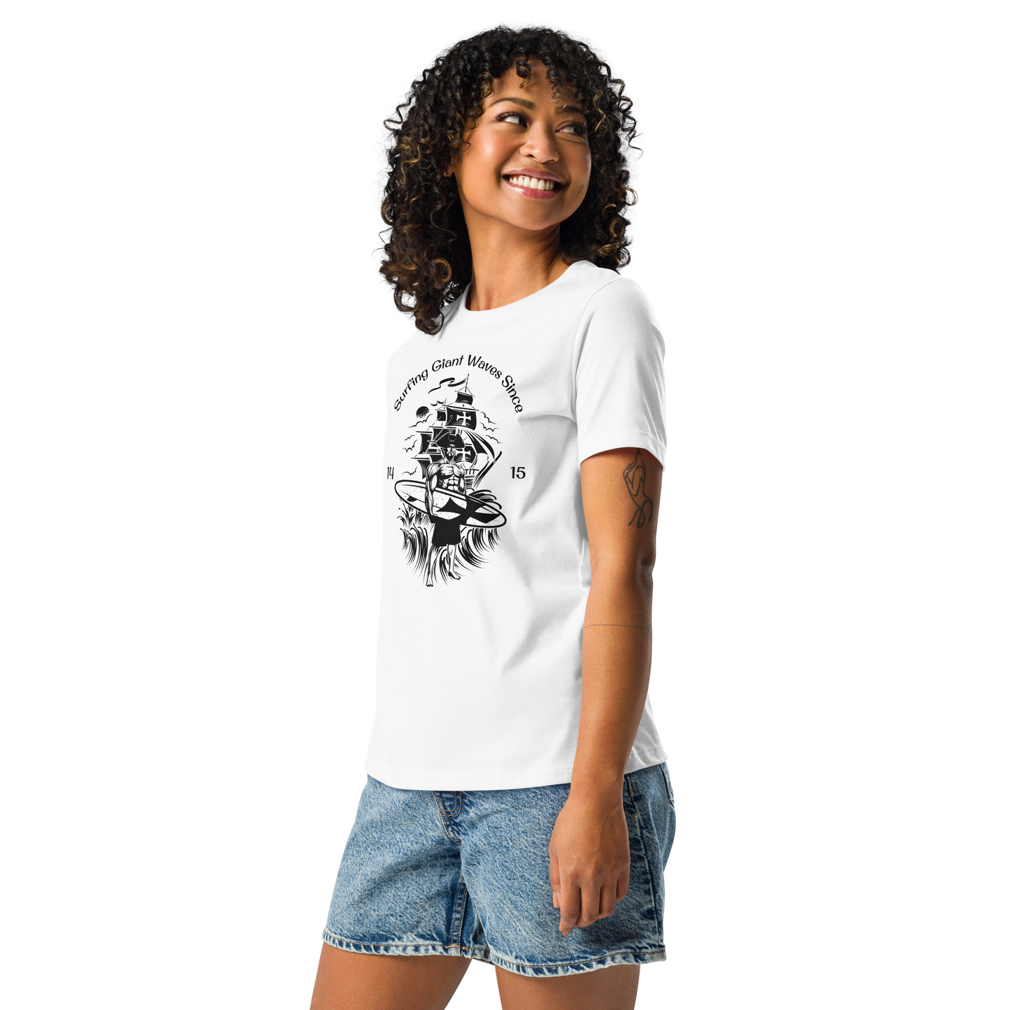 O navegador - T-shirt mulher Bella + Canvas