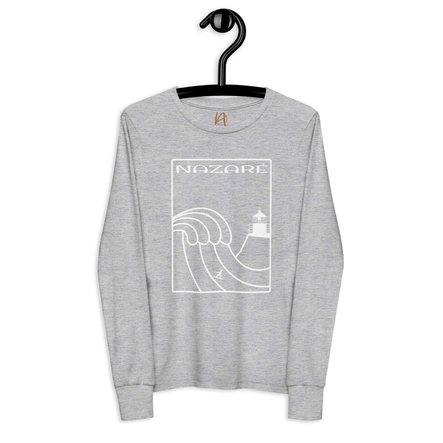 Nazaré surf 17 - Long Sleeve criança Bella + Canvas