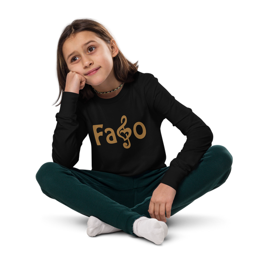 Fado - Long Sleeve criança Bella + Canvas