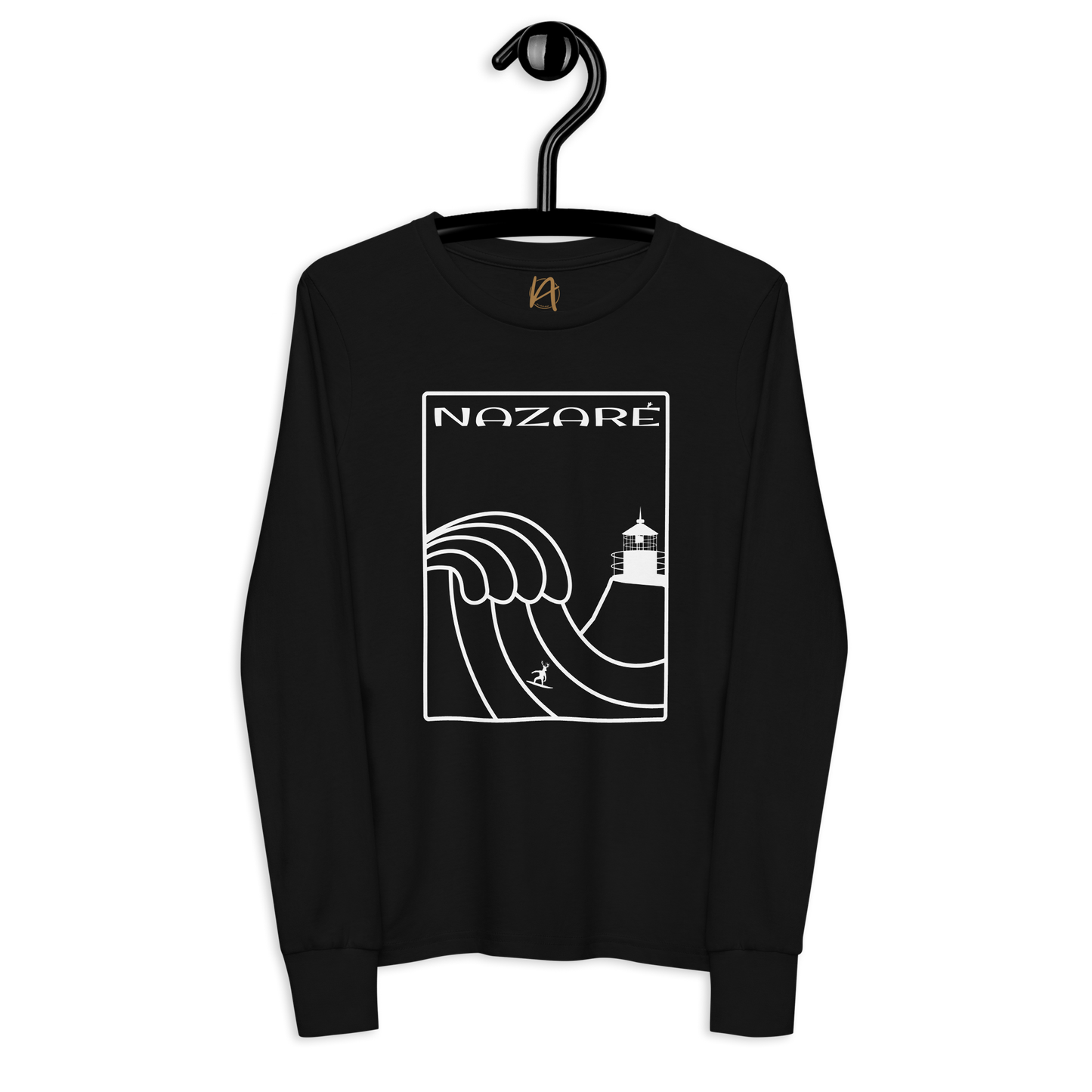 Nazaré surf 17 - Long Sleeve criança Bella + Canvas