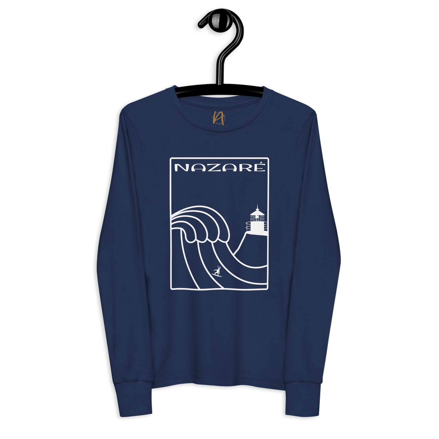 Nazaré surf 17 - Long Sleeve criança Bella + Canvas