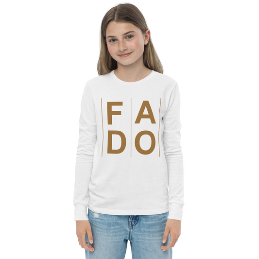 Fado 12 - Long Sleeve criança Bella + Canvas