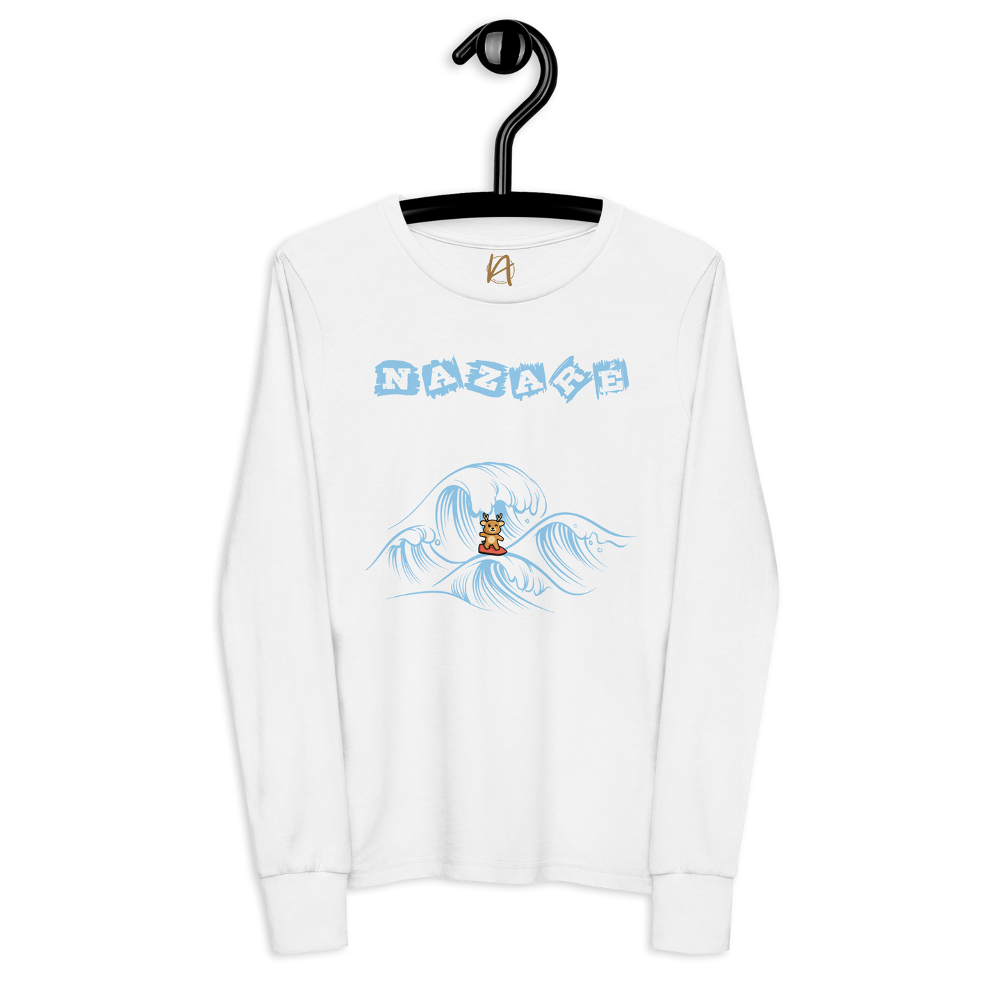 Nazaré surf 19 - Long Sleeve criança Bella + Canvas