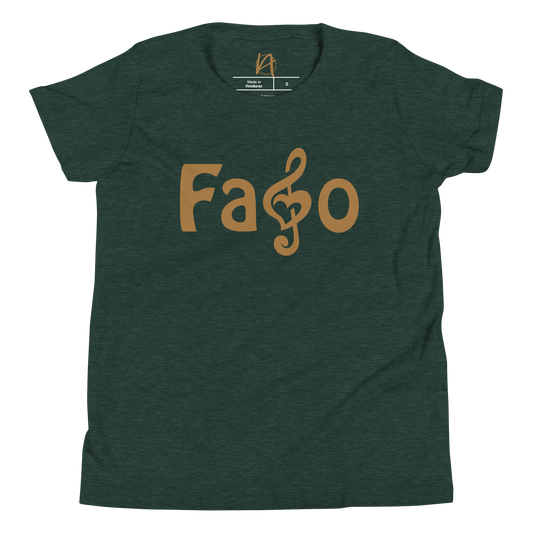 Fado - T-shirt criança Bella + Canvas