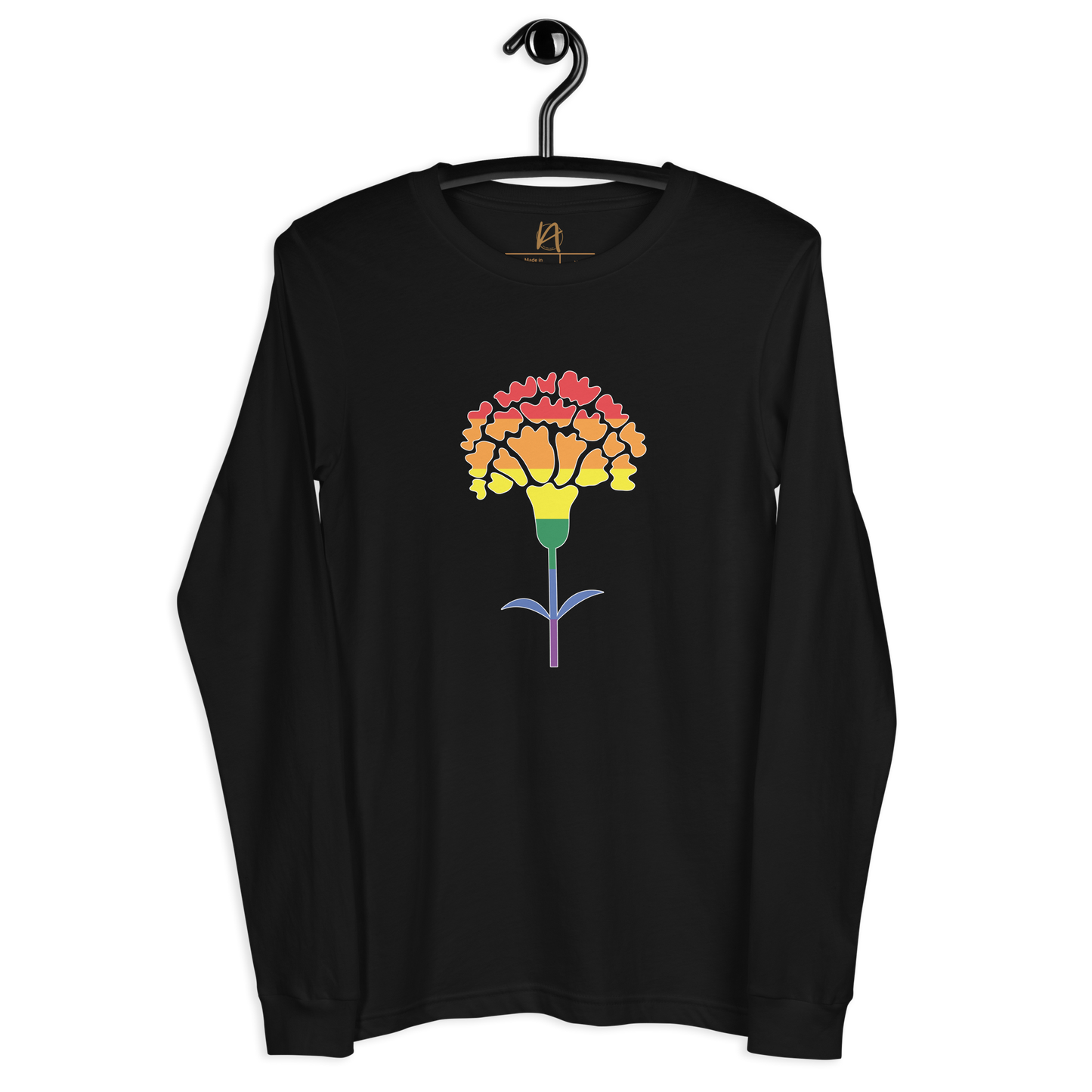 Cravo de Abril LGBTQIA+ - Long sleeve Bella + Canvas unissexo