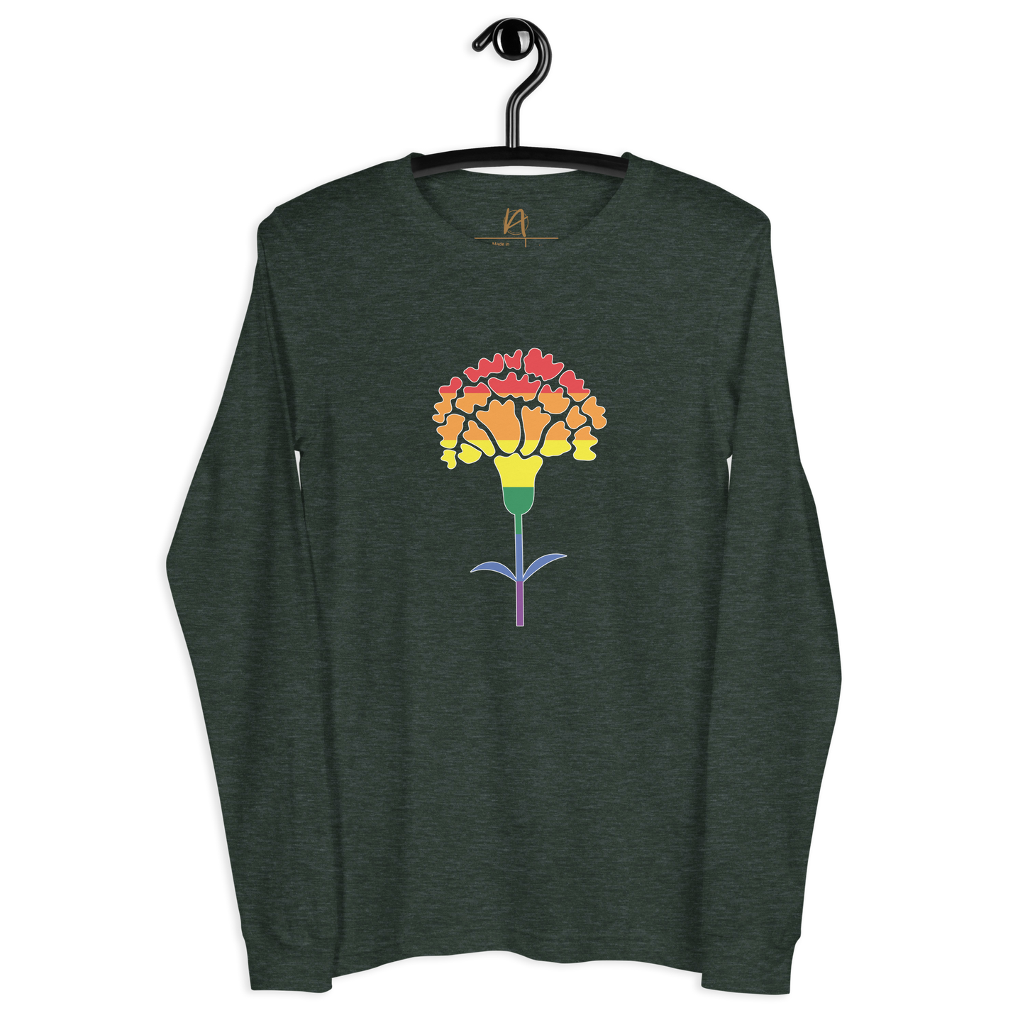 Cravo de Abril LGBTQIA+ - Long sleeve Bella + Canvas unissexo