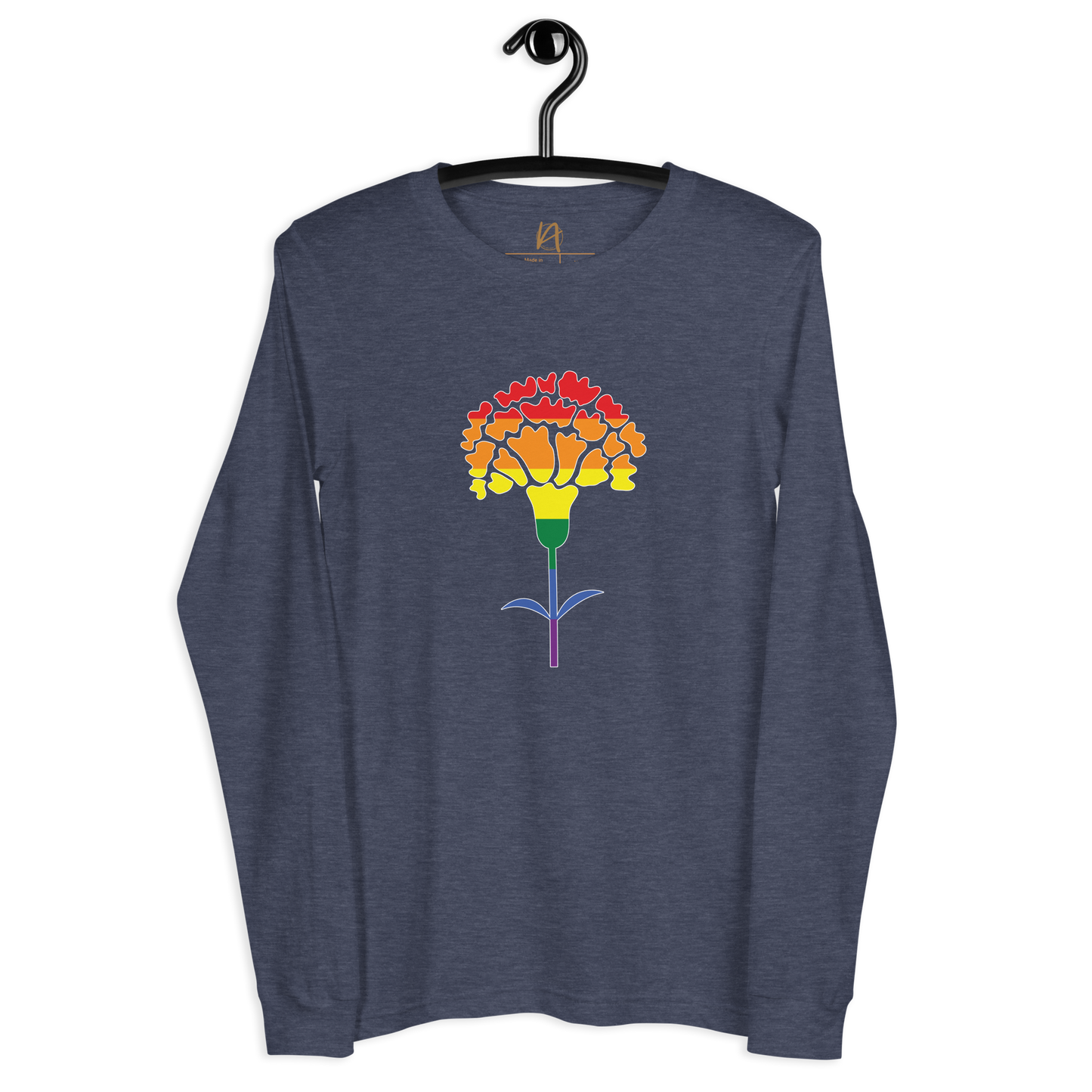 Cravo de Abril LGBTQIA+ - Long sleeve Bella + Canvas unissexo